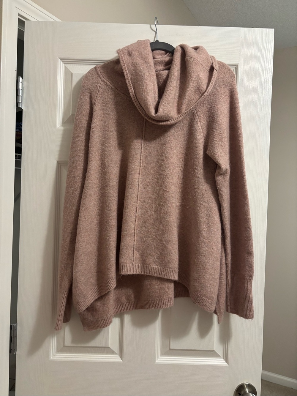 Jessica Simpson Dusty Rose Cowl Neck Knit Pullover
